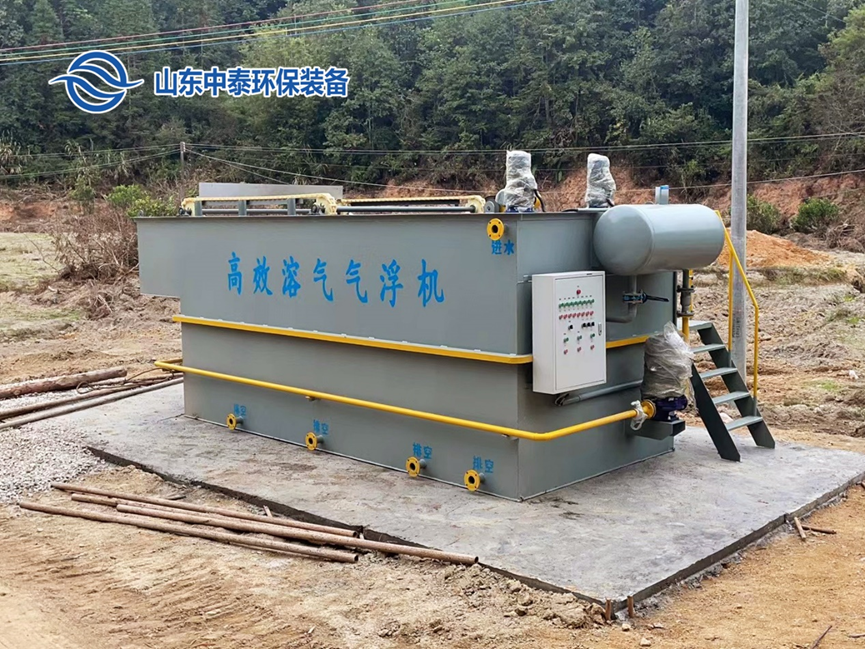 溶氣氣浮機在牛蛙養殖污水處理時的應用優勢